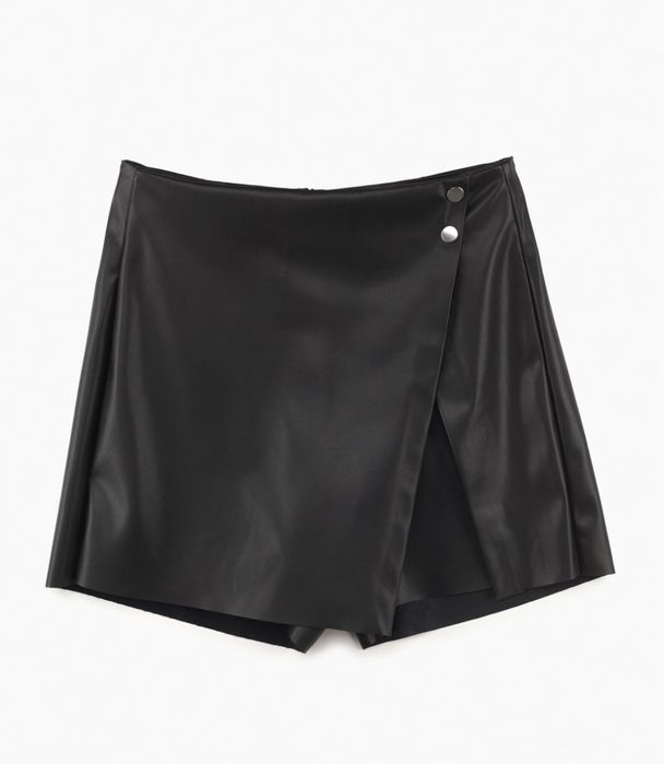 Спідниця-шорти з еко-шкіри. Юбка-шорты с эко-кожи