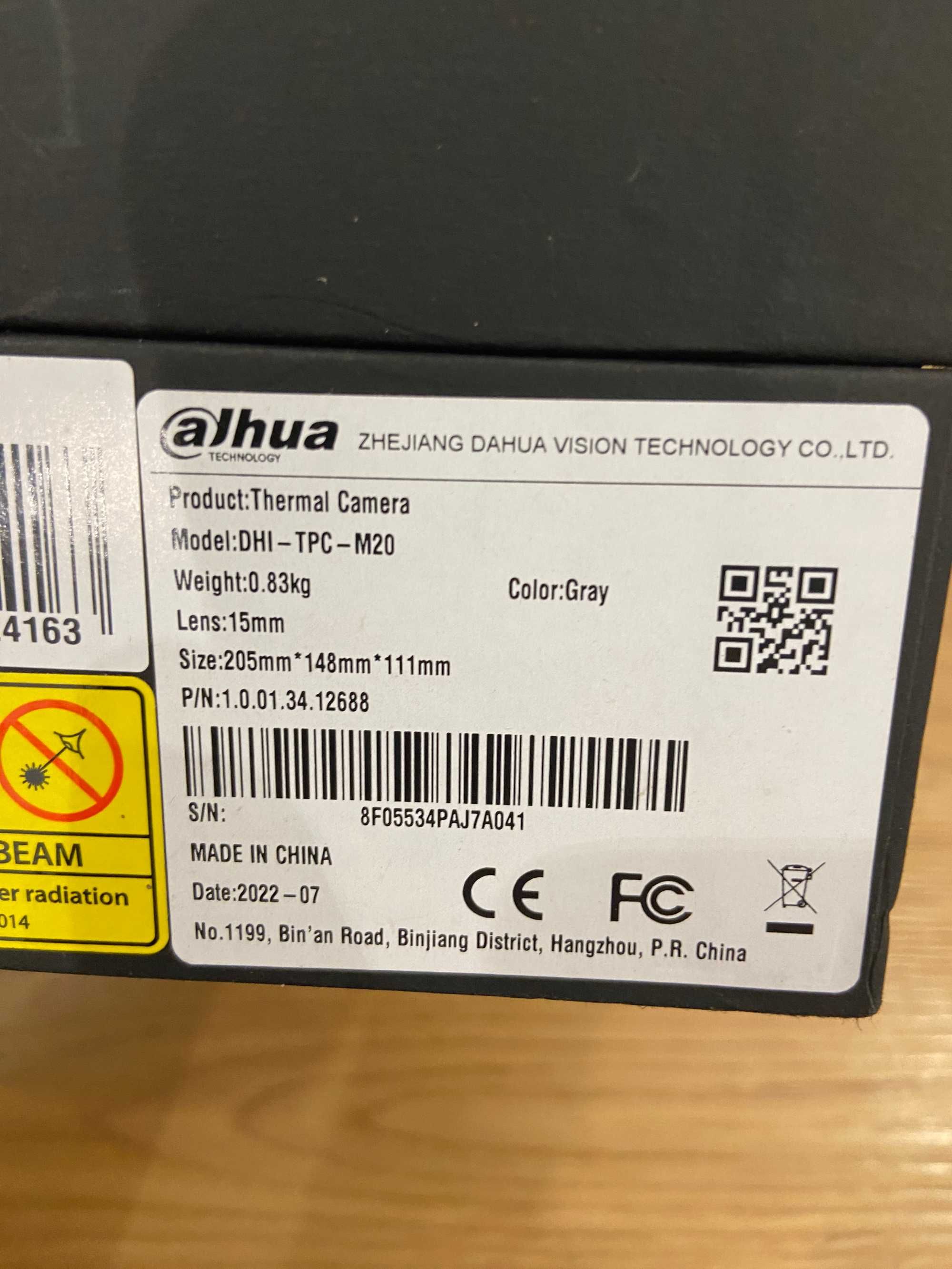 Termowizor monookular z dalmierzem TPC-M20-B15-G 15mm 256x192p WiFi