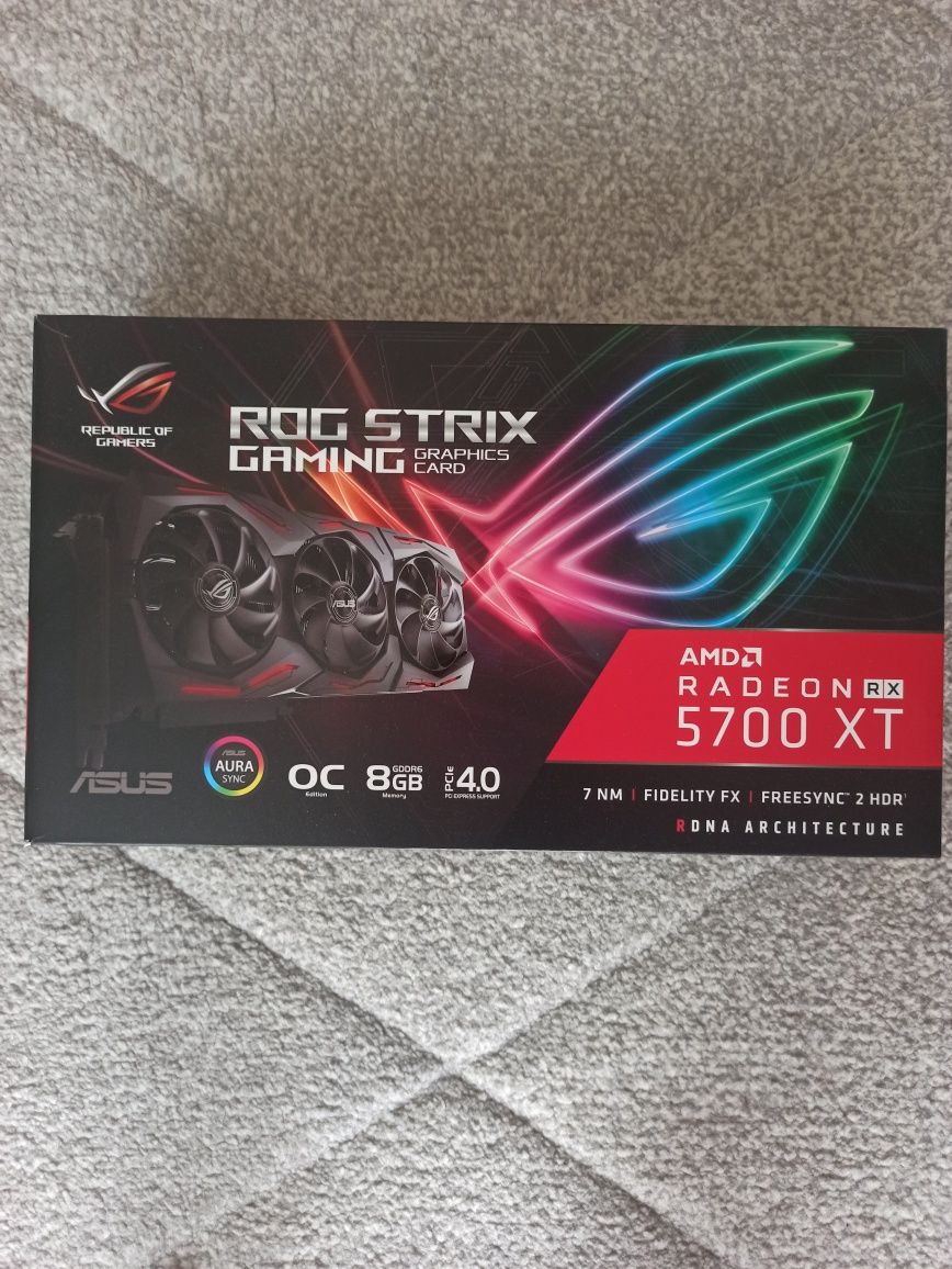 Видеокарта ASUS ROG Strix RX5700XT 8gb