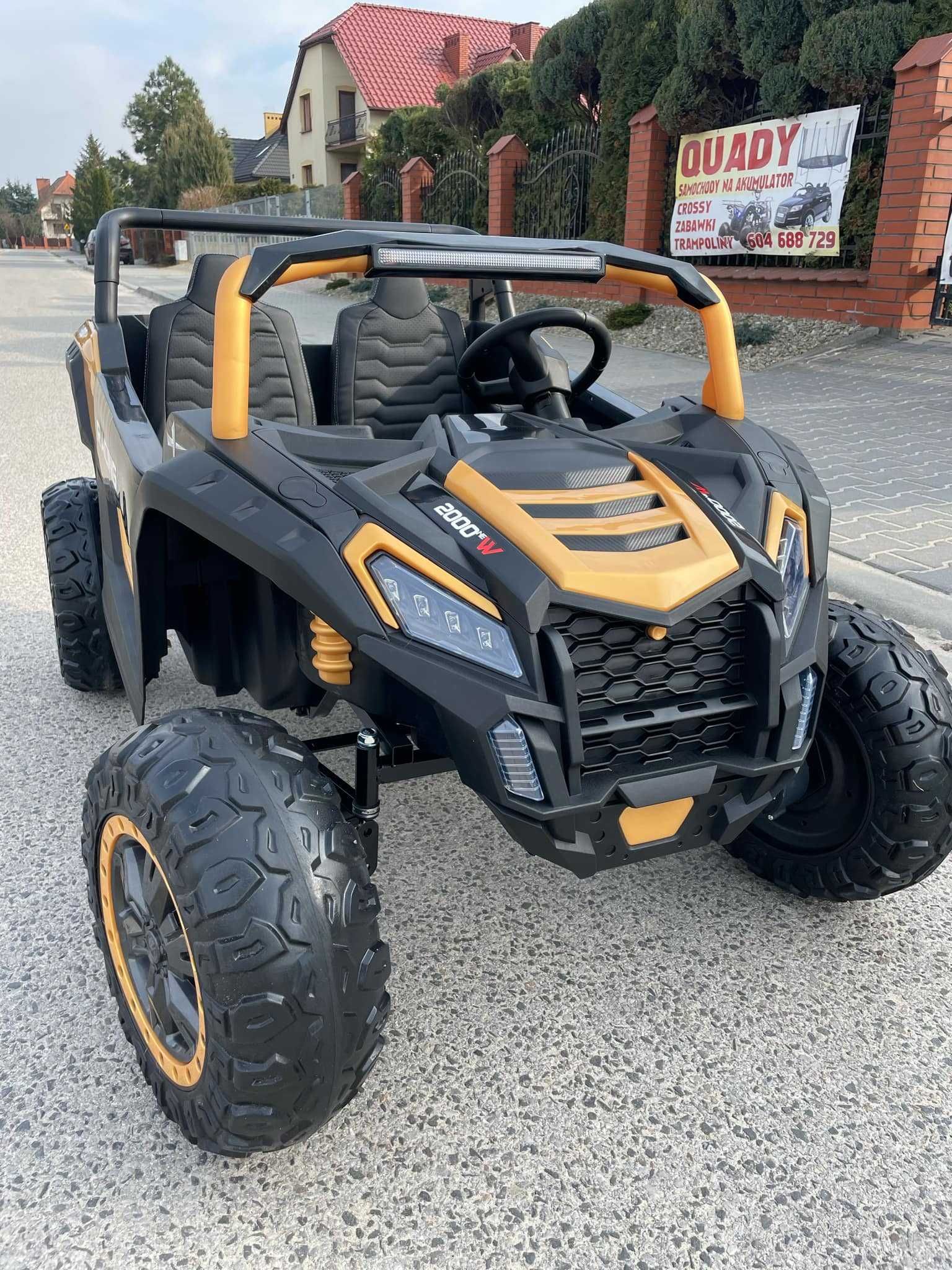 Ogromny Buggy Auto na akumulator dla 2 dzieci 4X200W 24V samochód