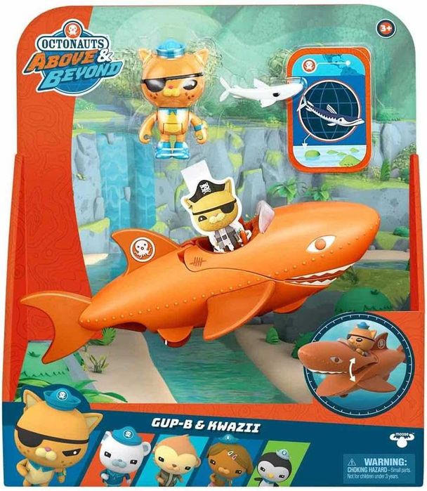 Інтерактивний набір.Пригоди OCTONAUTS Kwazii & Gup B,Квайзі,Шлюб,акула
