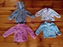 4 szt. Bluzy polarowe r.74