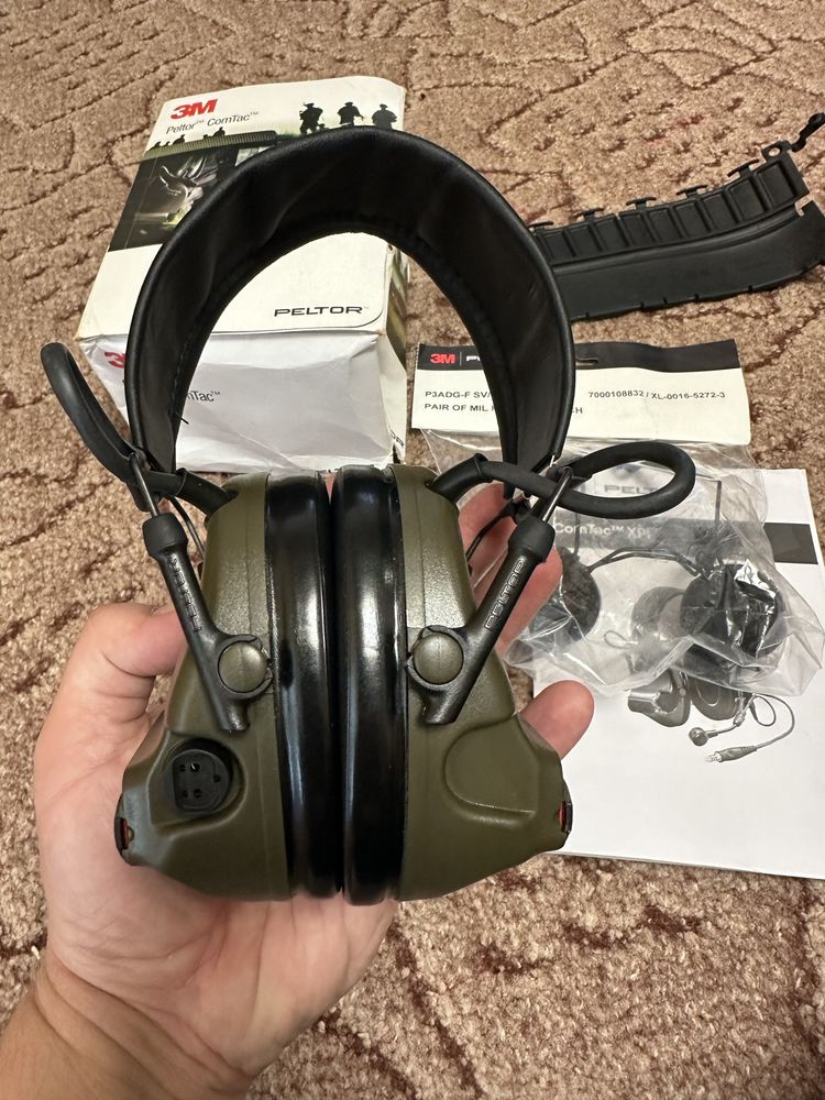 Активні навушники 3M Peltor ComTac XPI, Sordin Supreme Pro-X кріплення