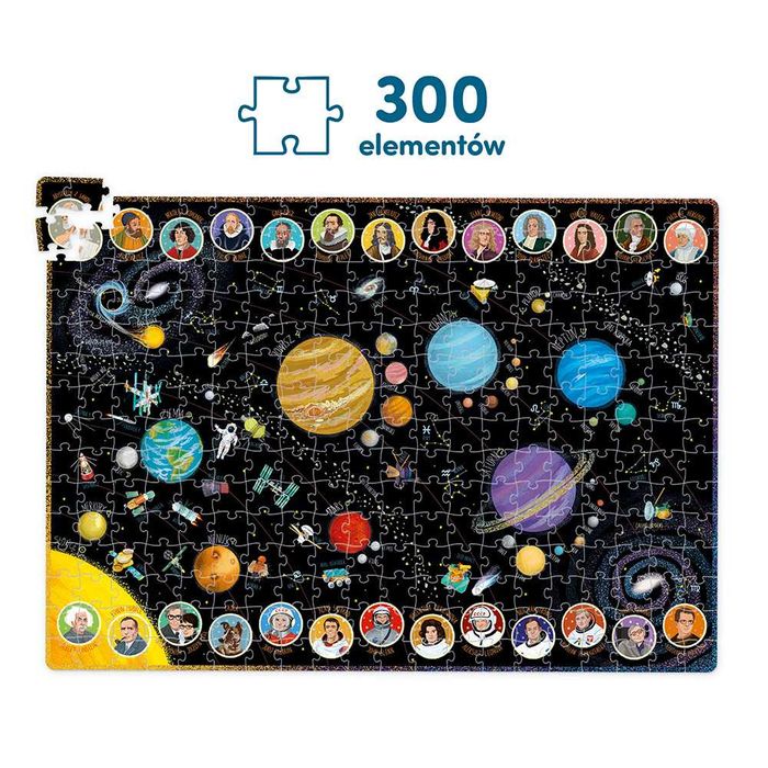 CZUCZU CZU CZU PUZZLE Odkrywcy Układ słoneczny 300 elementów
