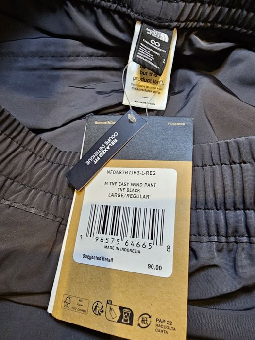 The North Face Штани Easy Wind L Оригінал