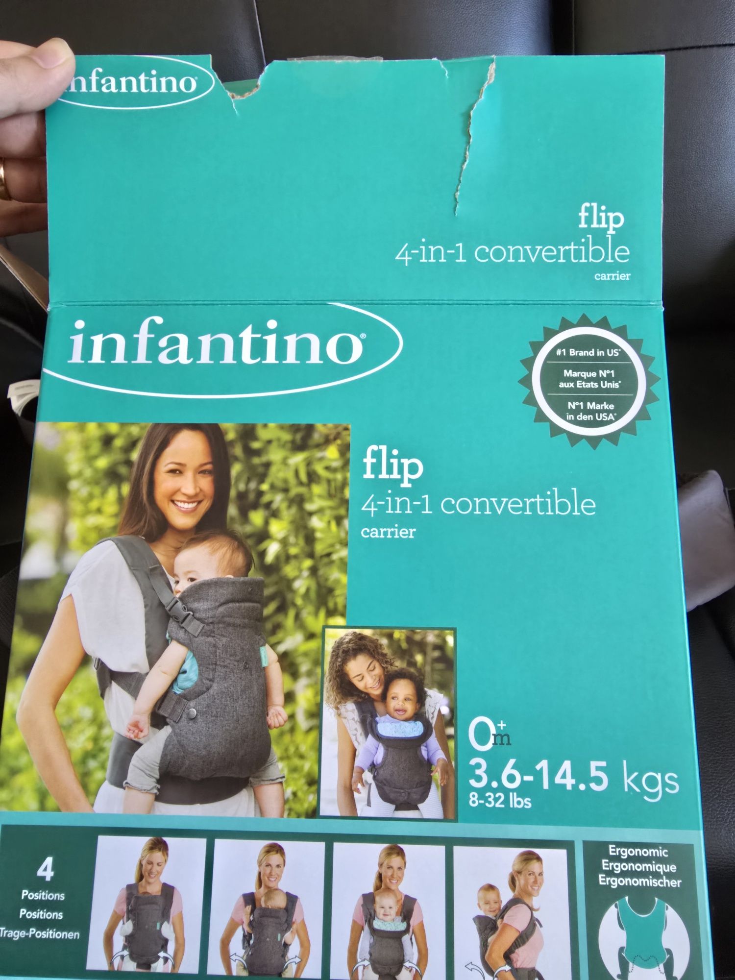 Marsúpio Infantino flip 4 em 1