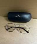 Srebrno czarne okulary korekcyjne Brooks Brothers