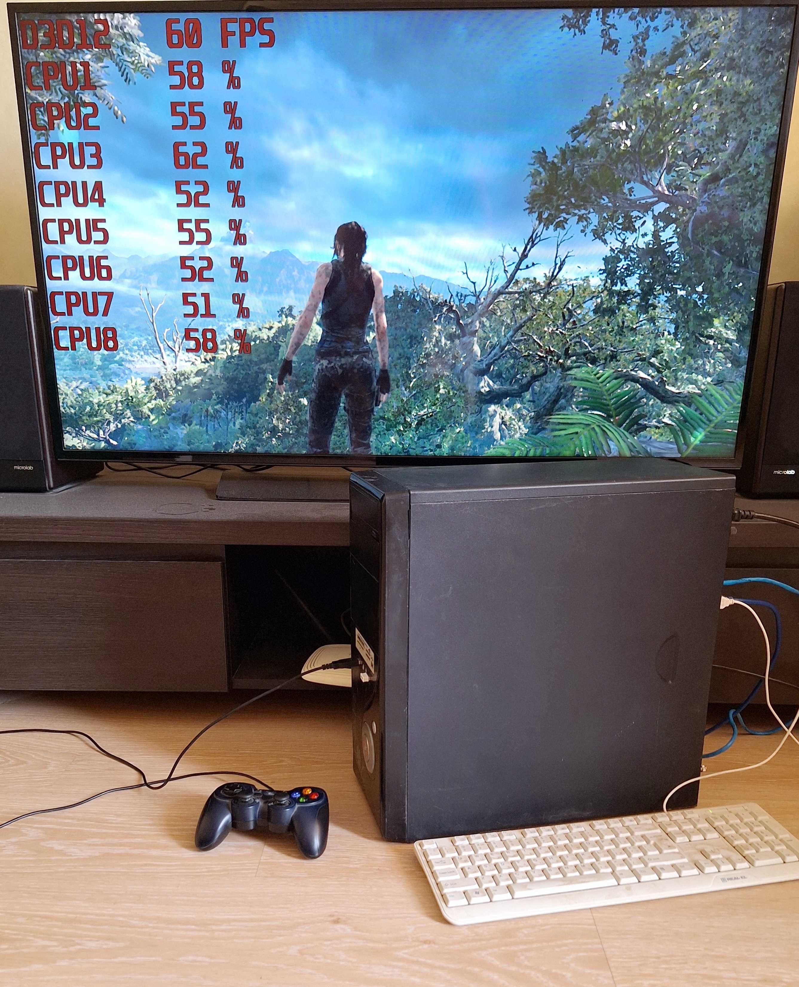 Ігровий системний блок: intel i7 8-ядер\8Gb\MSI GTX750Ti\SSD120\FSP