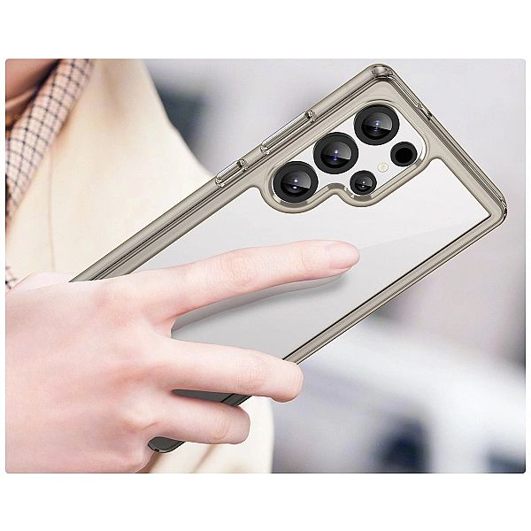 Etui silikonowe Outer Space Case z żelową ramką do Samsung Galaxy S25