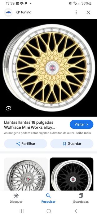 Wolfrace mini works Jantes 18 originais