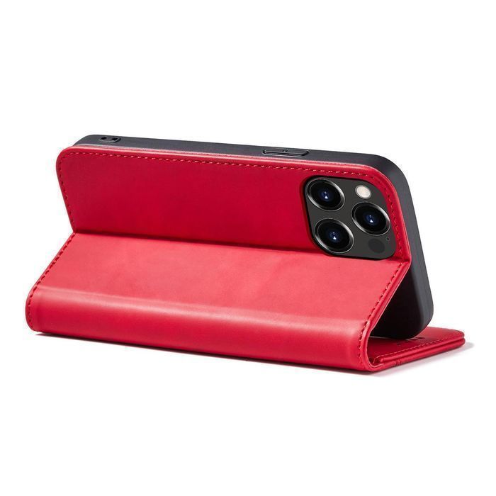 Etui Portfel Magnet Fancy Case do iPhone 13 Pro - Czerwony