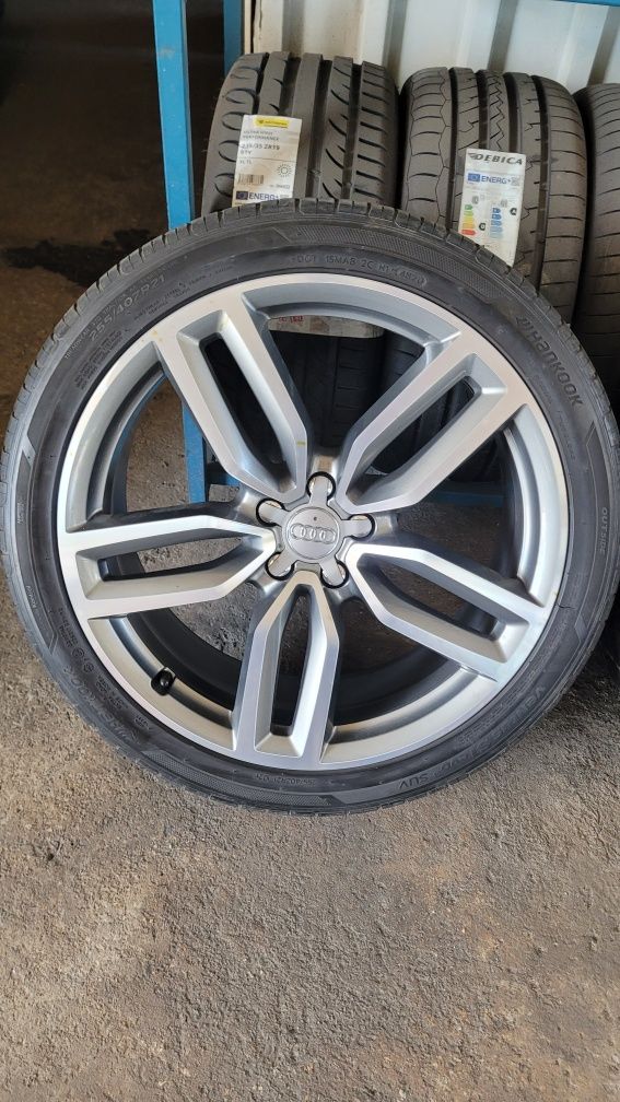 Felgi aluminiowe z oponami letnimi Audi SQ5 R21 5x112 ORYGINAŁ!