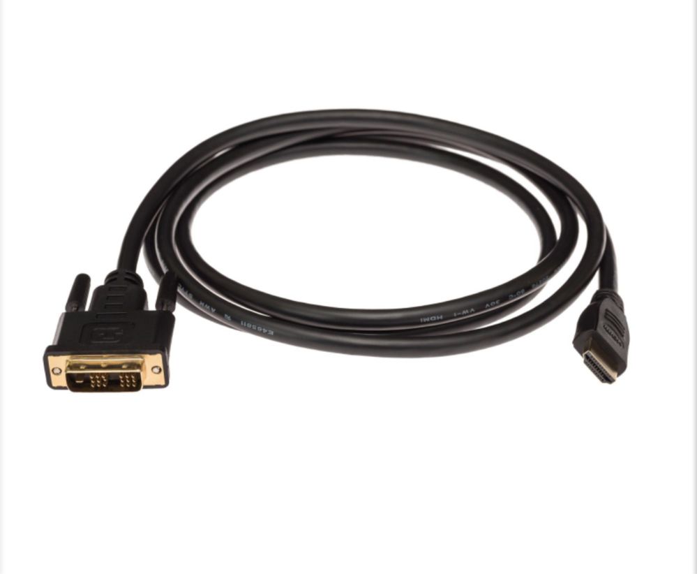 Kabel hdmi dvi do monitora 1.8m Shiru
