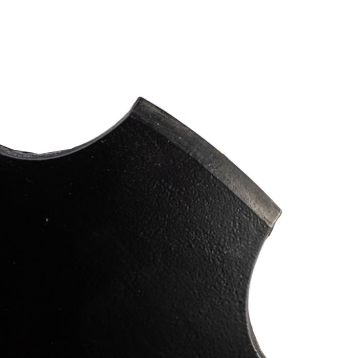 Talerz uzębiony  560 mm x 4 mm, 6 otworów, Z-10, stal węglowa