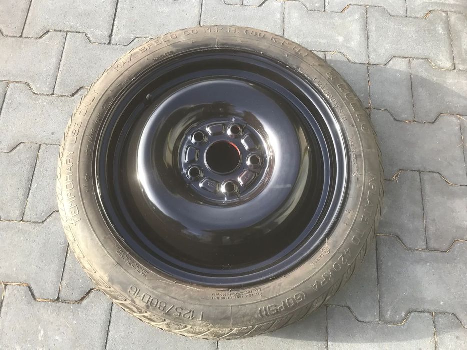 Koło Dojazdowe Dojazdówka Toyota Avensis Auris Corolla 16 5x114,3 Zapas