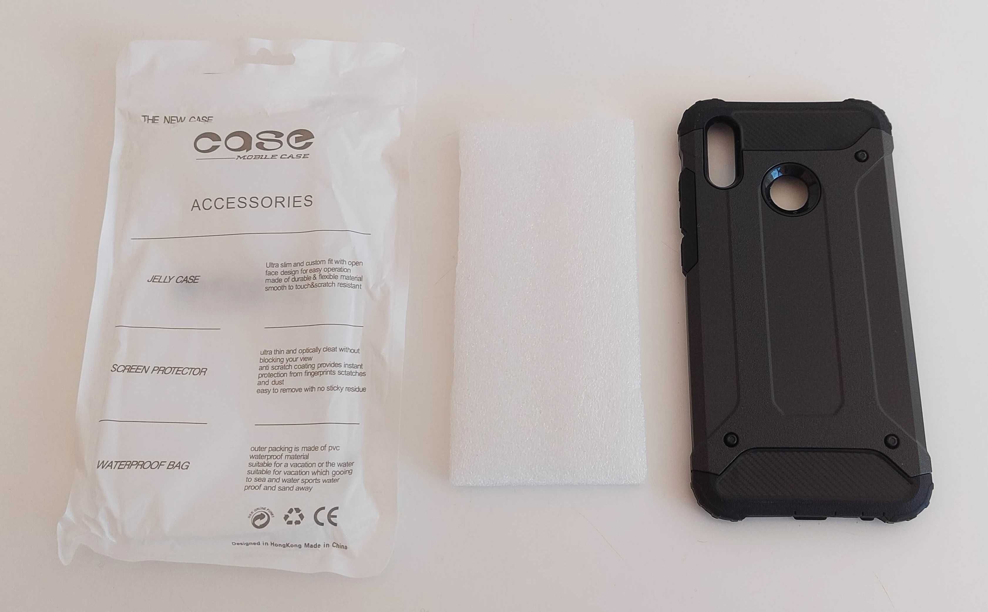 Capa de protecção reforçada anti-deslizante para Huawei P Smart 2019