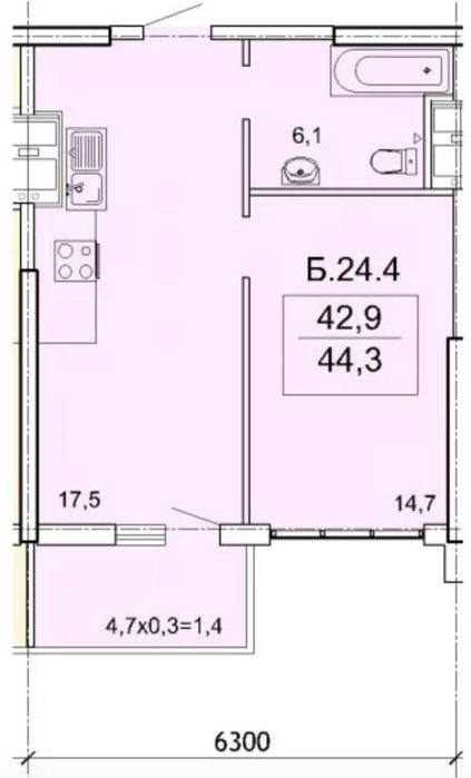 ‼️ продам квартиру в РАССРОЧКУ до 24 мес - (без комиссии)