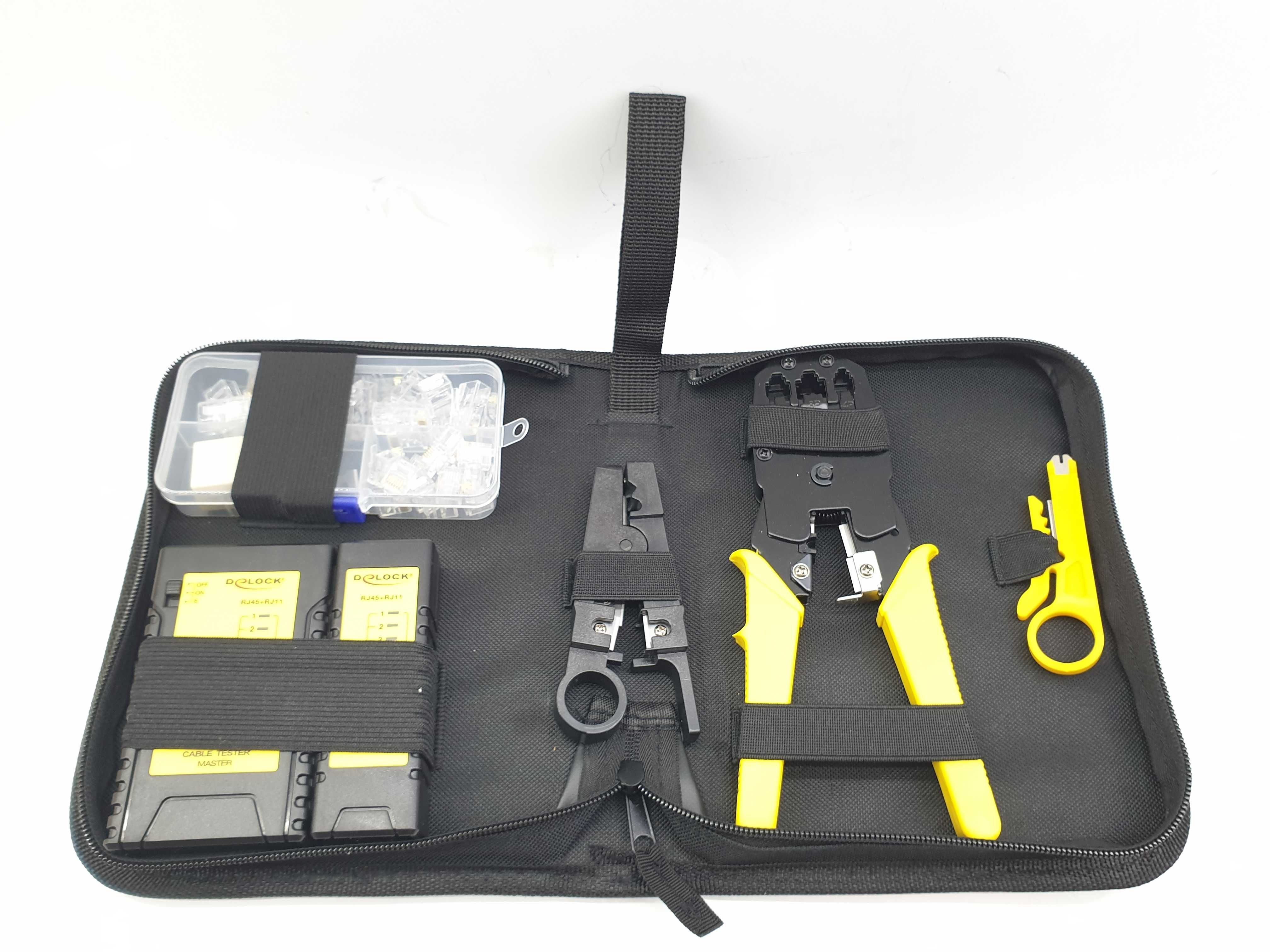 Delock Zestaw narzędzi sieciowych do RJ45 i RJ11 ( 86696 ) FABRYCZNY