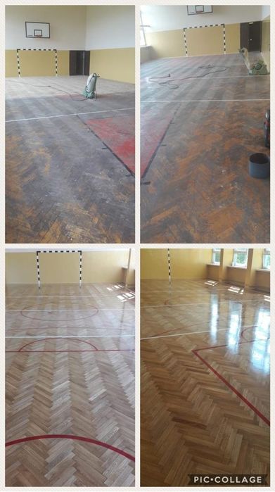 Cyklinowanie bezpyłowe podłóg i schodów, renowacja parkietu