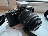 Бездзеркальний фотоапарат Olympus PEN E-PL3 kit (14-42mm) Black