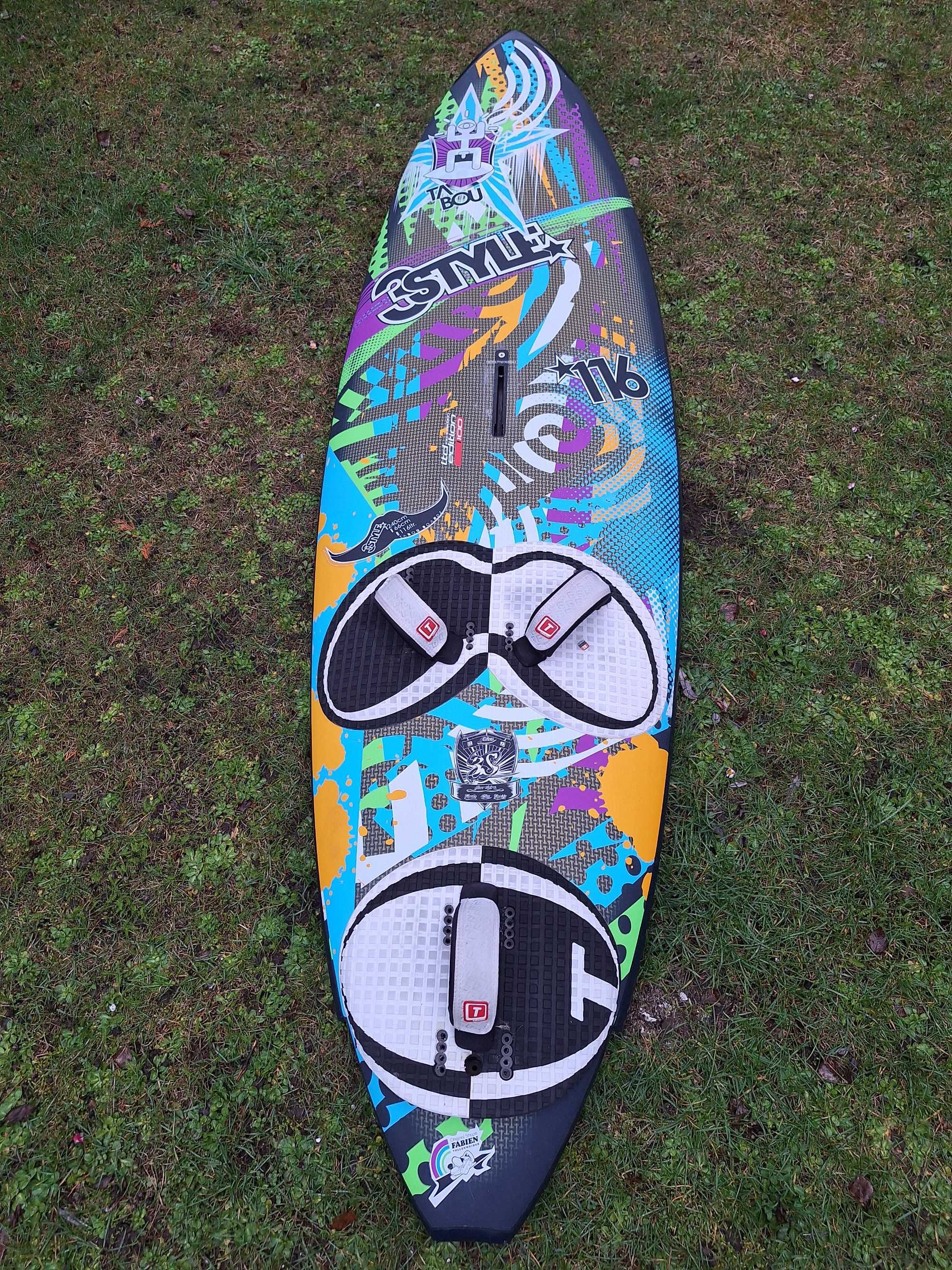 Deska windsurfingowa Tabou Boards 3style 116L CARBON