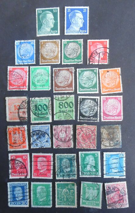 Selos Alemanha Nazi 1939/45- Lote de selos  usados