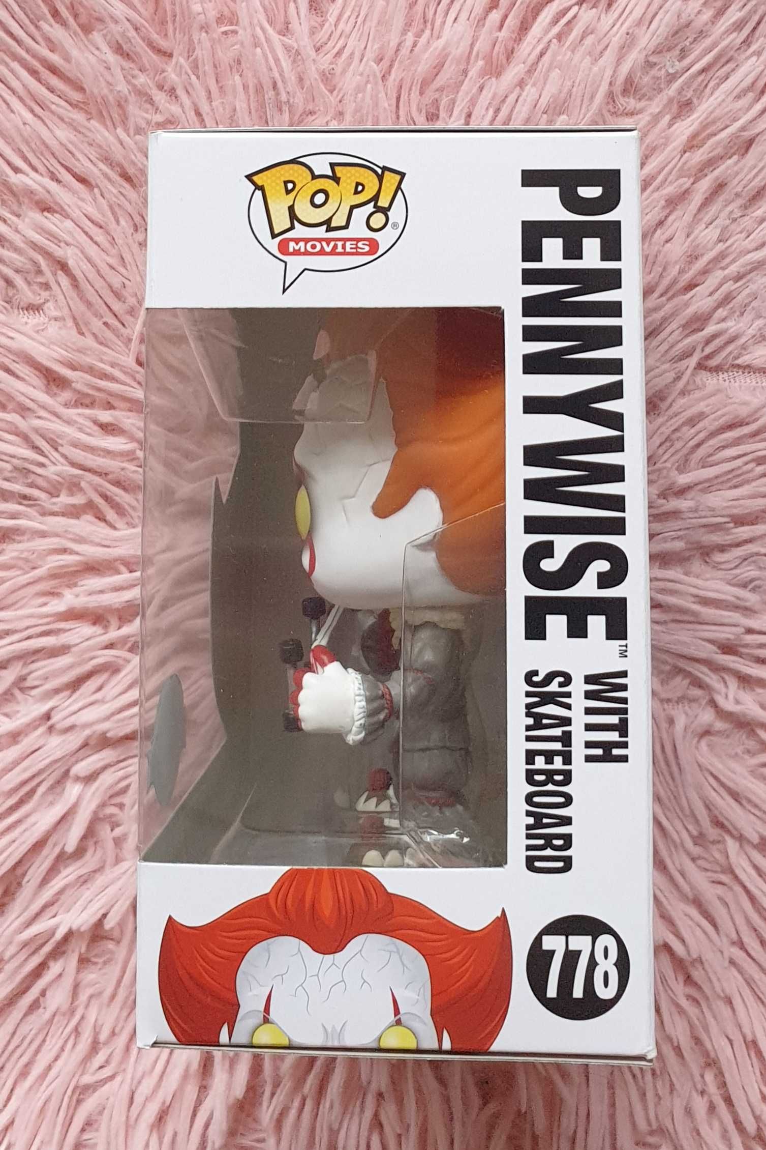 Figurka Funko POP! PENNYWISE WITH SKATEBOARD Deska IT TO Horror #778