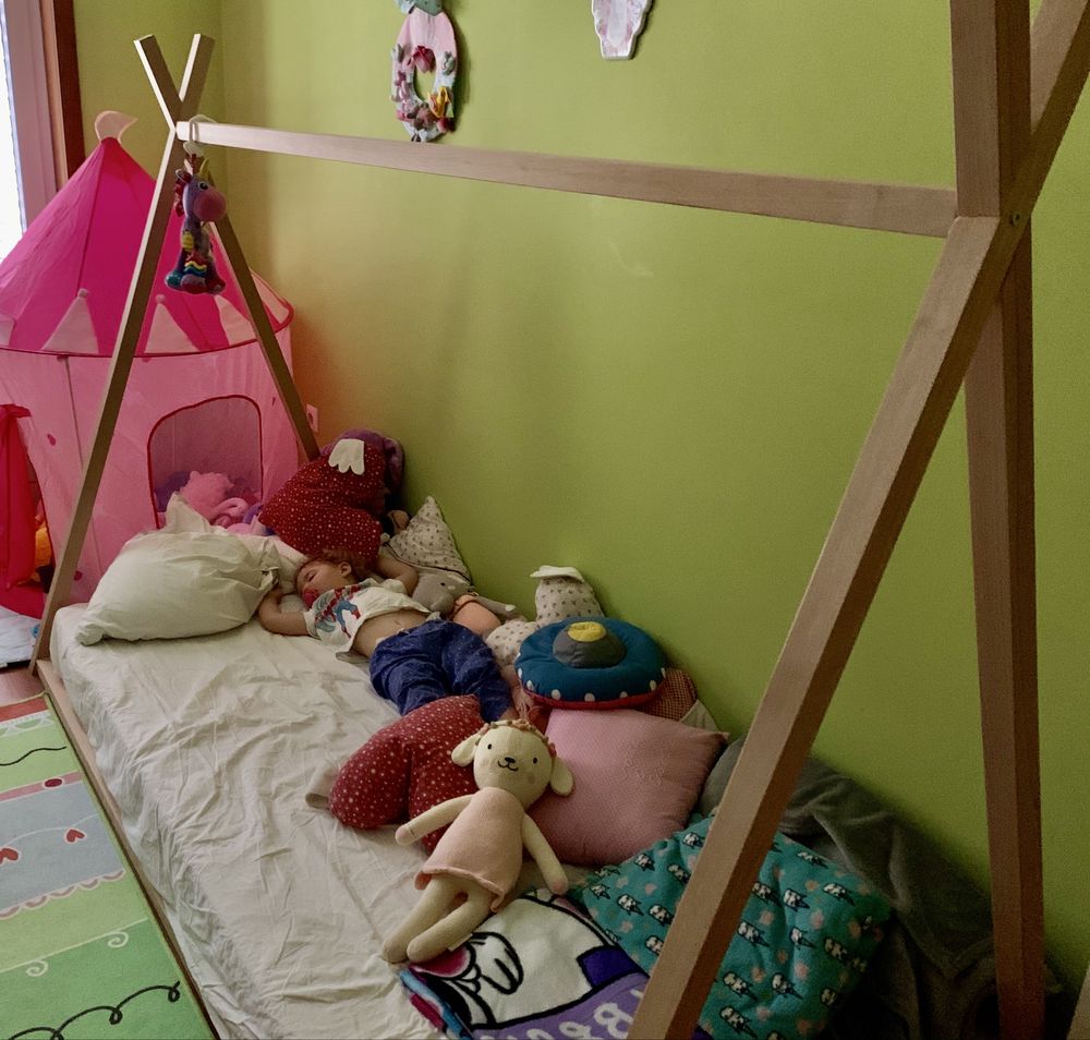 cama de chão infantil