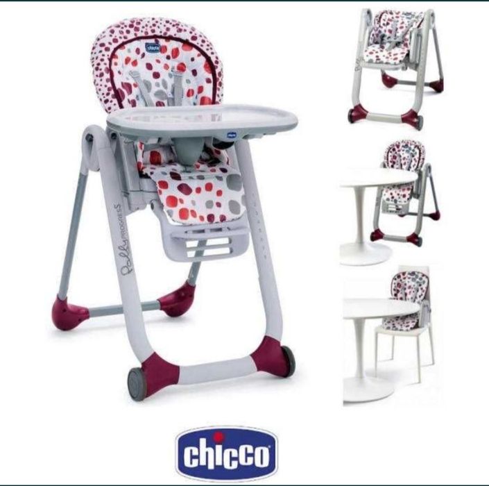 Стільчик для годування chicco polly progres 5