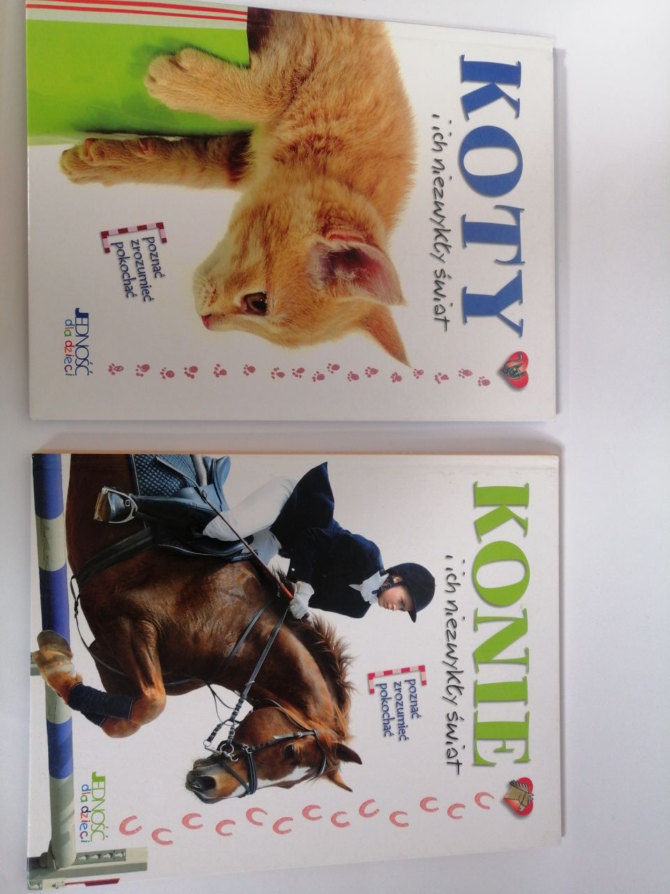 Książki koty/konie i ich niezwykły świat