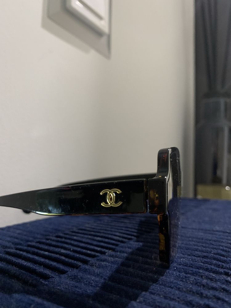 Okulary Chanel brąz