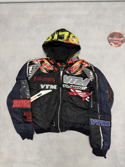 Куртка Бомбер Vetements X Alpha industries M L rick owens polo