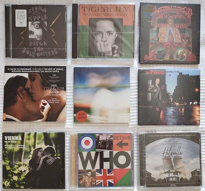 CDs e DVDs variados, NOVOS selados