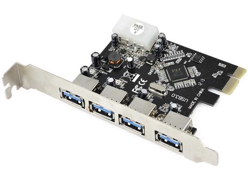 Контроллер PCI-E to USB 3.0 4 port
