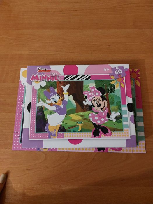 Пазли дитячі дерев'яні і бумажні. Frozen ll, minnie Disney