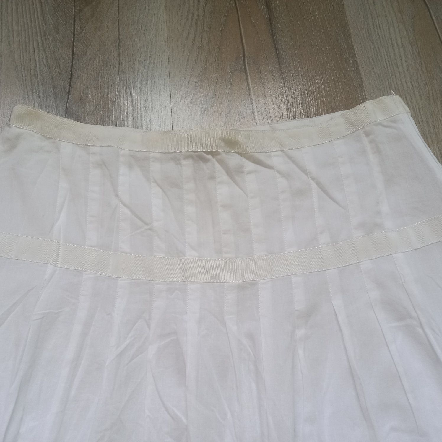 Spódniczka Authentic Style roz S roz 36 bawełna 100 % biała