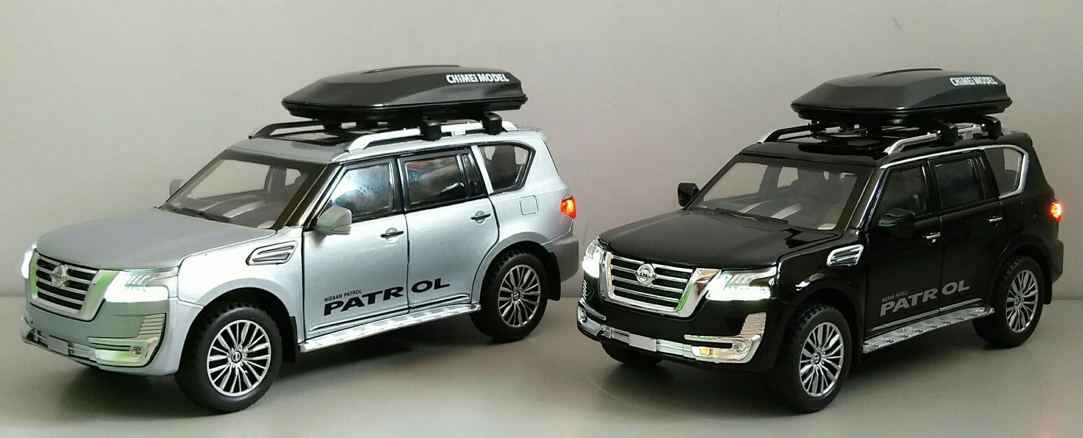 Машинка Nissan Patrol модель 1:32 "Автопром". Металл, Звук, Свет.