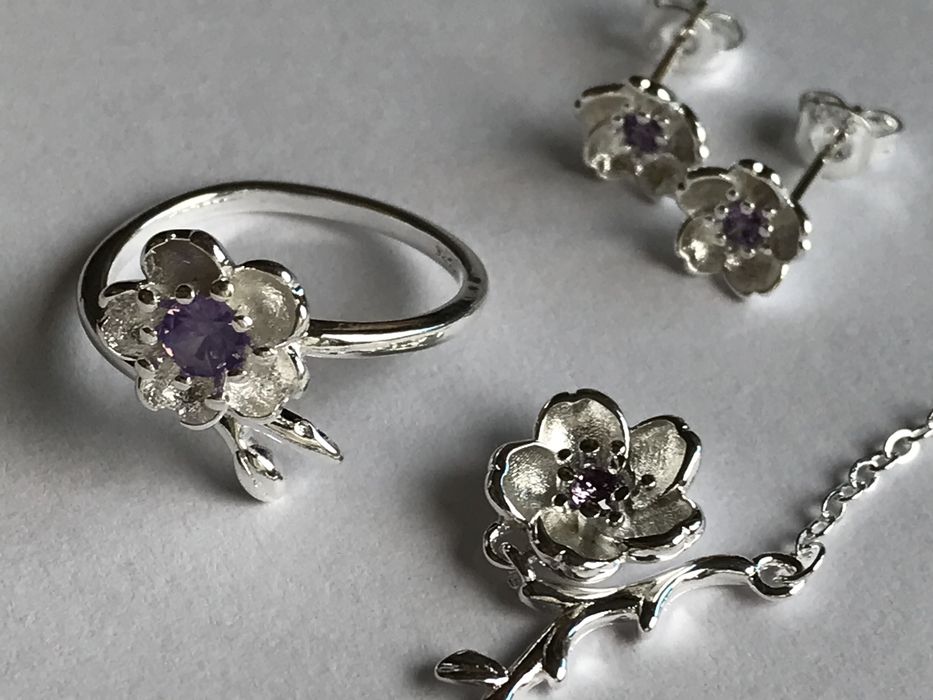 4 sztuki #Komplet925  #srebro925 #zestaw925