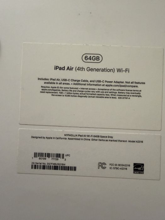 Ipad Air 4 generation