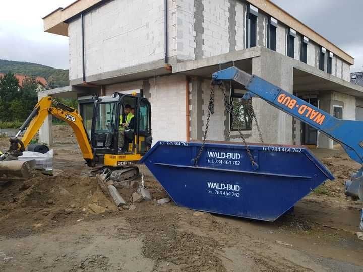 Wynajem kontenerów na gruz i odpady Bramowiec , Hakowiec