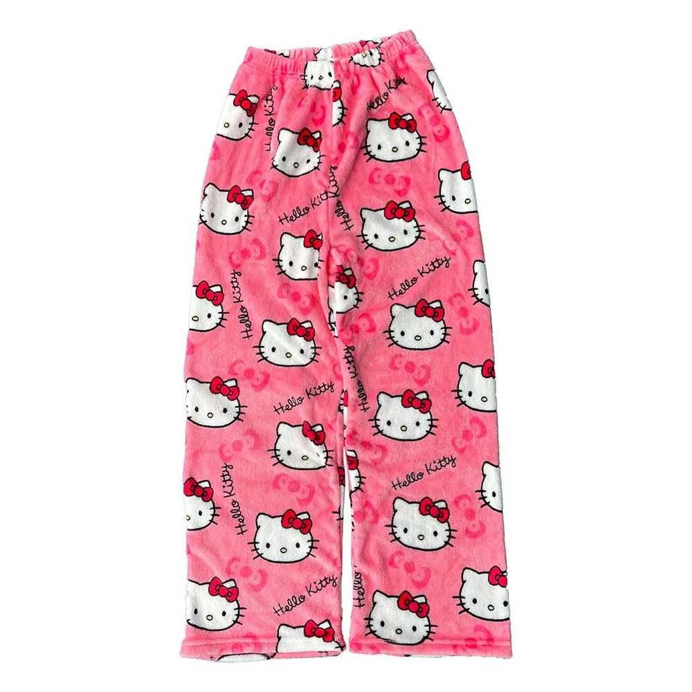 Стильные плюшевые Штаны Hello Kitty y2k пижамные [ВСЕ РАЗМЕРЫ И ЦВЕТА]