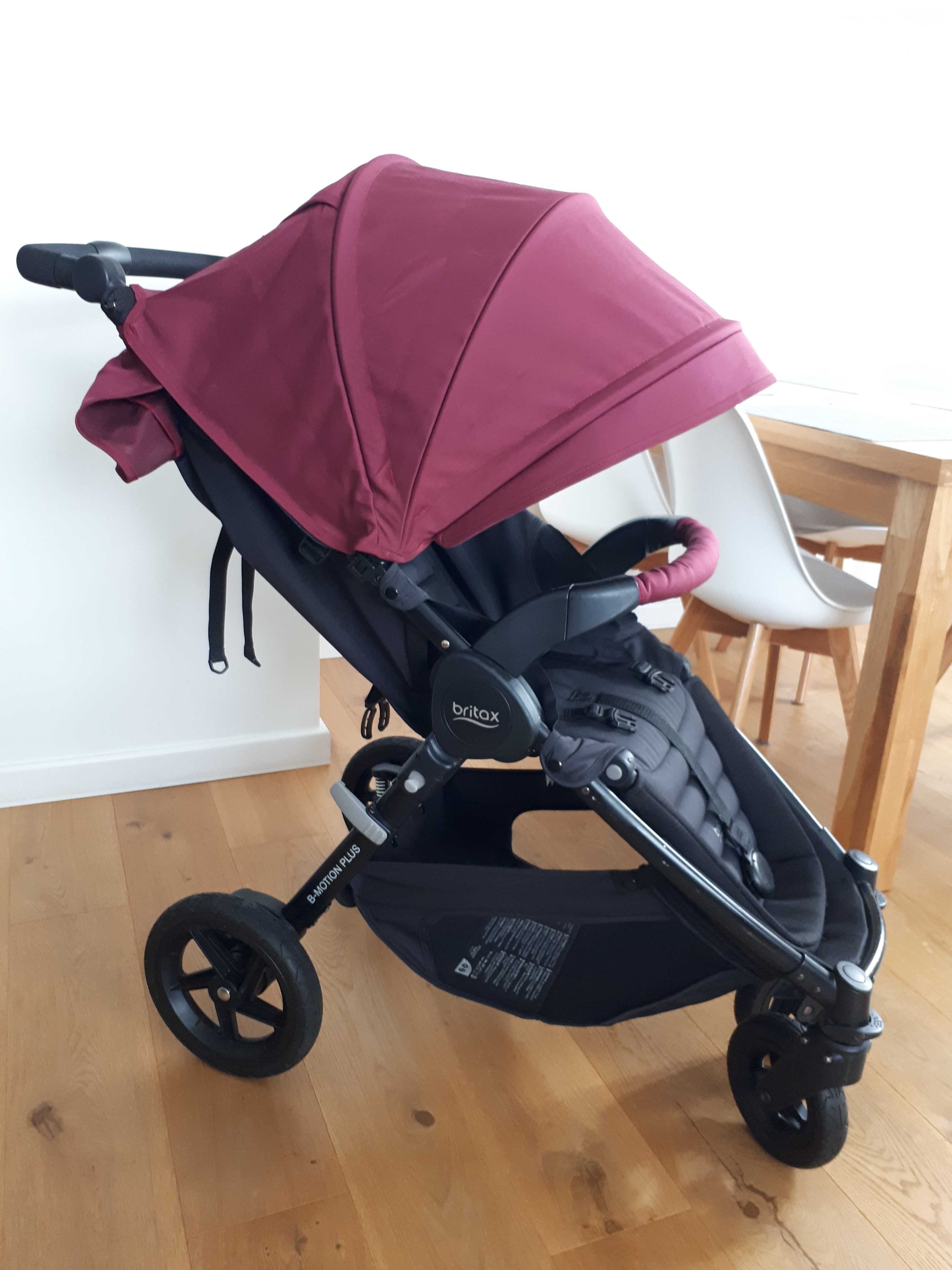 Wózek Britax B-Motion 4 Plus +folia przeciwdeszczowa+osłona na nóżki