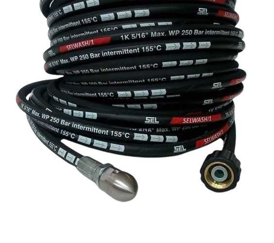 Wąż dysza do czyszczenia rur kanalizacji WUKO do myjki Karcher HD HDS