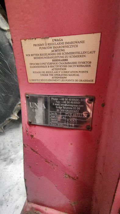 Pług zagonowy 5 skibowy Unia Tur Vario