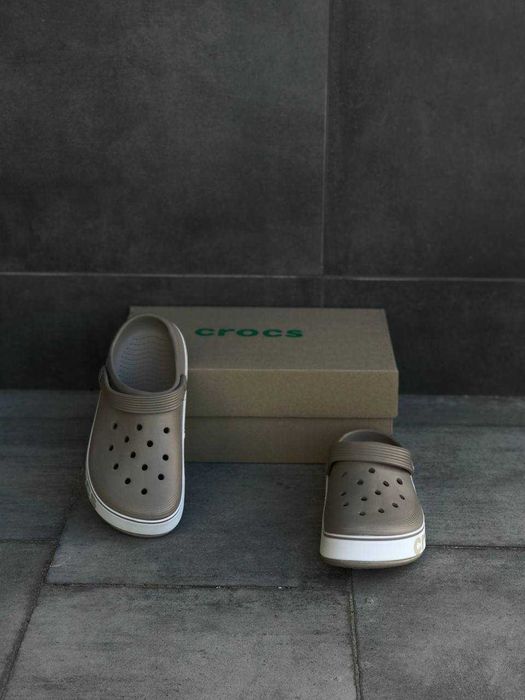 Тапочки Crocs мужские для дома улицы, двор /  Sand 37-46шлепанцы Крокс