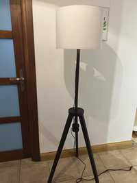 Lampa podłogowa stojaca Ikea jesion ciemny brąz