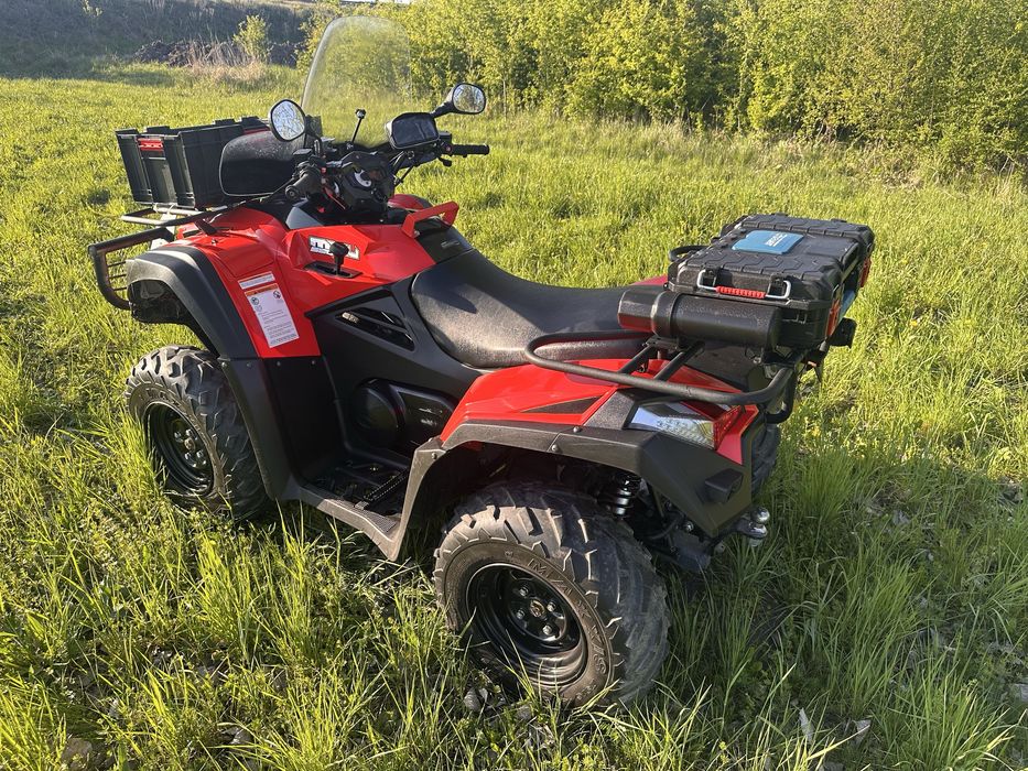 Quad Kymco mxu550 pług