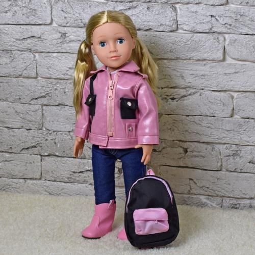 Интерактивная большая кукла с серии "Мы-девочки! с рюкзаком UA