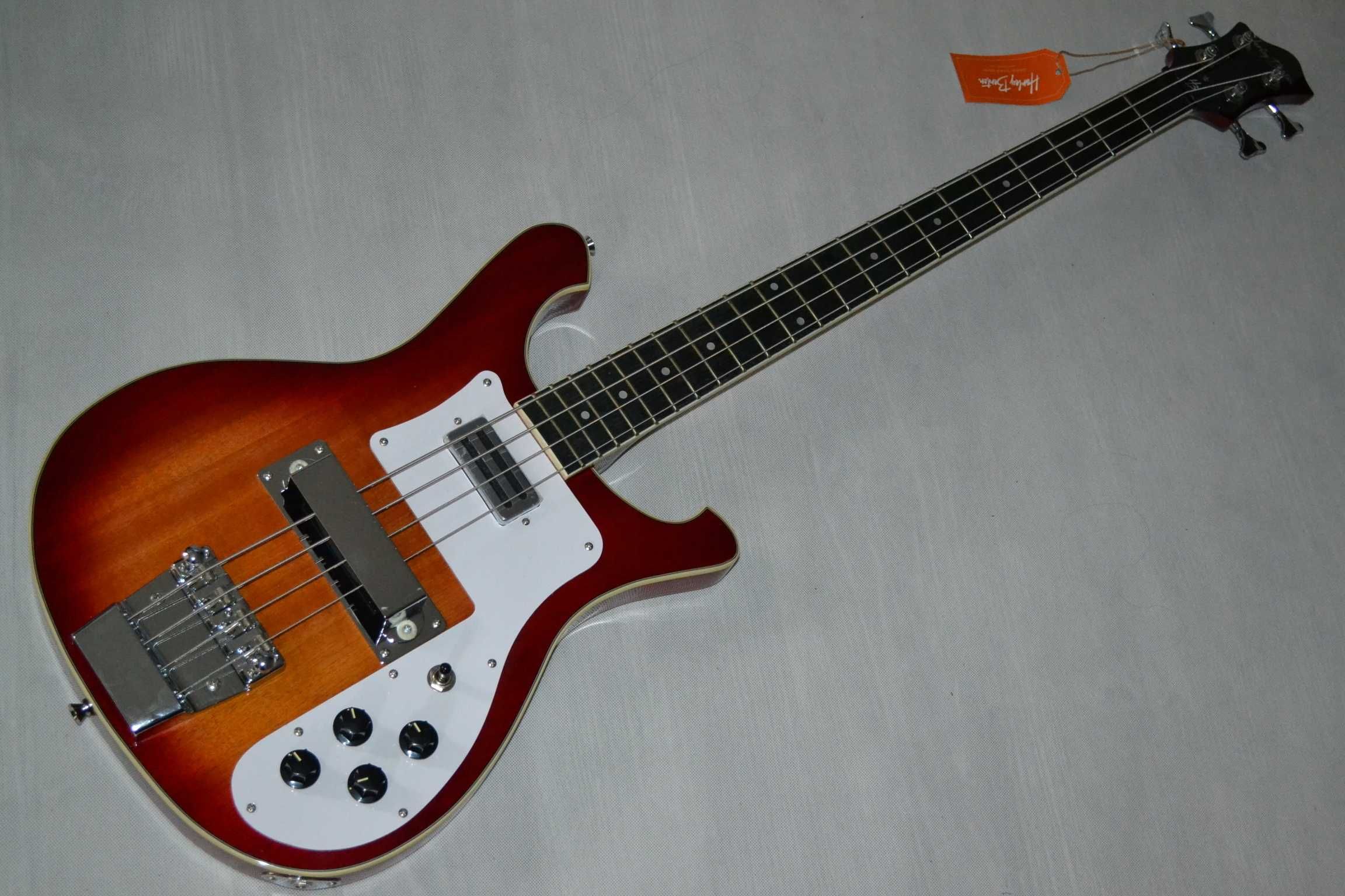 Harley Benton RB-414 CS RICKENBACKER bas nowy wyregulowany