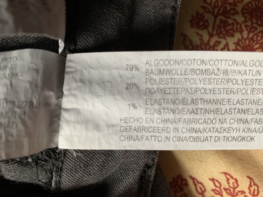 Calças Rasgadas Pull & Bear, tamanho 36 / S